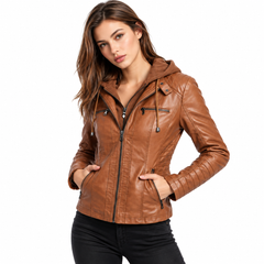 Siena Hooded Layered Jacket