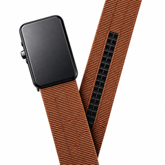 Men’s Brown Automatic Ratchet Belt with Black Buckle