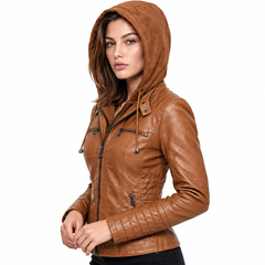 Siena Hooded Layered Jacket