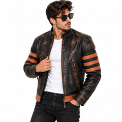 Logan – Brown Leather Wolverine Jacket