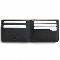 Men’s Classic Black Leather Bifold Wallet – Slim & Elegant Design