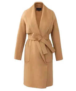 Dane Jast Thalia Wool Brown Trench Coat