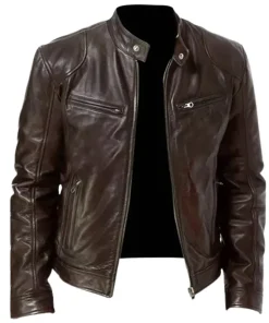 Mens-Brown-Motorcycle-Leather-Jacket