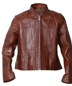 Mens Dark Brown Leather Jacket