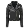 womensblackleatherstuddedjacket