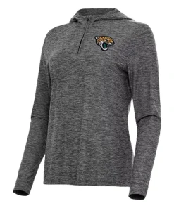 Jacksonville Jaguars Antigua Heather Black Hoodie