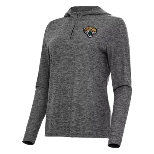 Jacksonville Jaguars Antigua Heather Black Hoodie