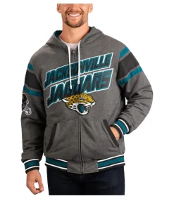 Jacksonville Jaguars G-III Sports by Carl Banks Gray Black Hoodie