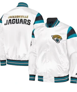 Jacksonville Jaguars Starter White Varsity Jacket