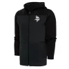 Minnesota Vikings Antigua Charcoal Black Hoodie