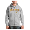 Minnesota Vikings Antigua Heathered Gray Hoodie