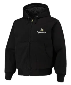 Minnesota Vikings Dunbrooke Black Canvas Jacket