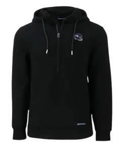 Minnesota Vikings Helmet Roam Eco Black Hoodie