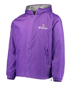 Minnesota Vikings Logo Dunbrooke Purple Jacket