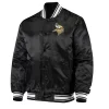 Minnesota Vikings Starter Black Varsity Jacket