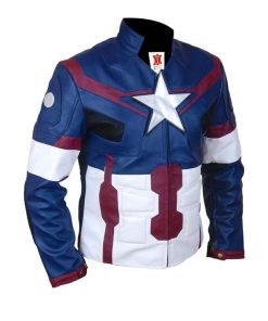 Captain America Steve Rogers Leather Jacket