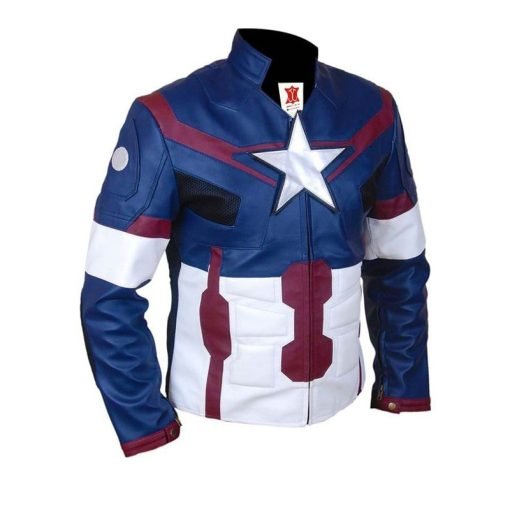 Captain America Steve Rogers Leather Jacket