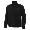 Carolina Panthers Antigua Black Brisk Jacket