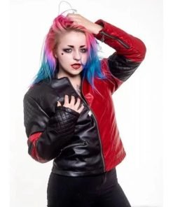 Suicide Squad Harley Quinn Live Fast Die Clown Jacket