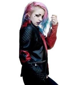 Suicide Squad Harley Quinn Live Fast Die Clown Jacket