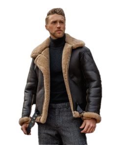 Men's B3 RAF Aviator Sheepskin Shearling Leather Jacket