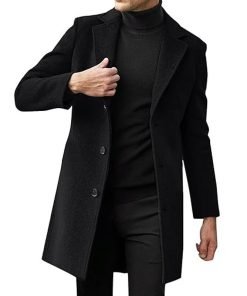 Men's Long Trench Coat