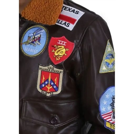 Tom Cruise Brown Top Gun Jacket