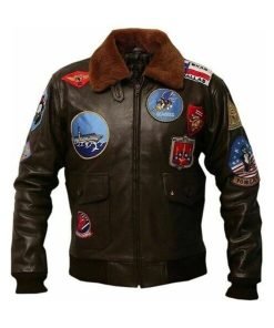 Tom Cruise Brown Top Gun Jacket