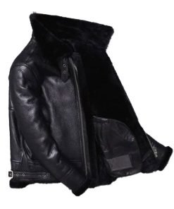 Mens Sheepskin Winter Fur Coat Jacket