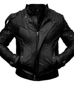 Allen-padded-Black-Cafe-Racer-Leather-Jacket