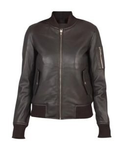 Women’s Ava Ma-1 Leather Jacket