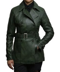 Womens Genuine Leather Biker Jacket