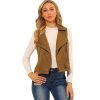 Womens-Suede-Leather-Biker-vest