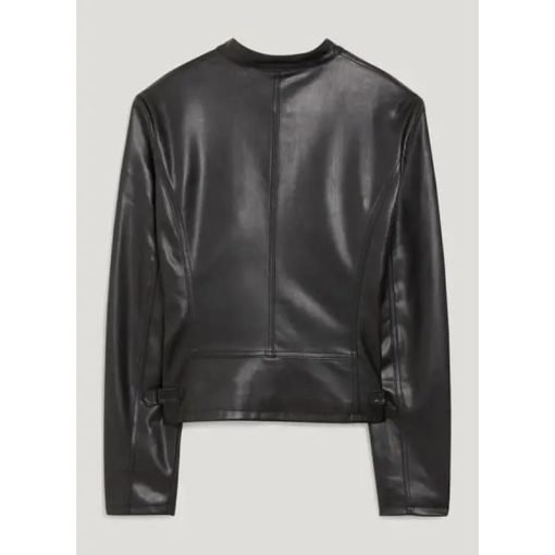 Women Faux Leather Biker Jacket