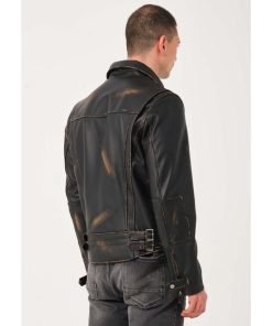 Men's Black Leather Jacket