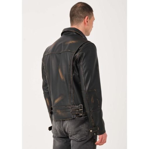 Men's Black Leather Jacket