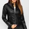 Women’s Biker Black Leather Jacket