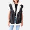 Womens-Leather-Biker-Vest