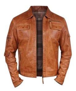 Men Cafe Racer Retro Moto Jacket