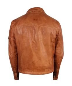 Men Cafe Racer Retro Moto Jacket