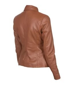 Colette Brown Leather Jacket