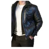 DEBONAIR Black Leather Jacket