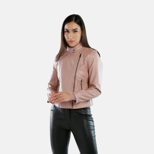 Women's Faux Leather Biker Jacket