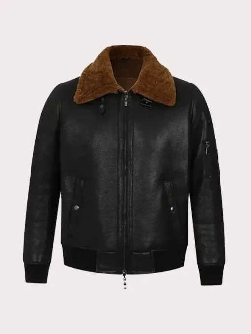 Jack-B3-Aviator-Black-Bomber-Shearling-Jacket