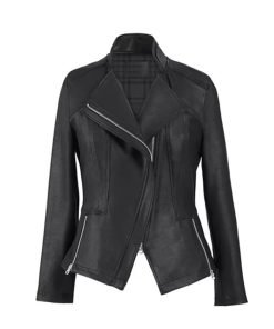 Jennifer Ladies Black Cropped Jacket