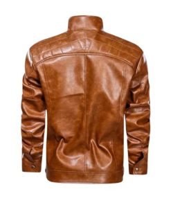 Men Brown Diamond Jacket