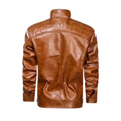 Men Brown Diamond Jacket