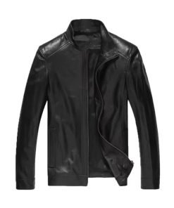 Men Fashion Leather Motorcycle Jacket