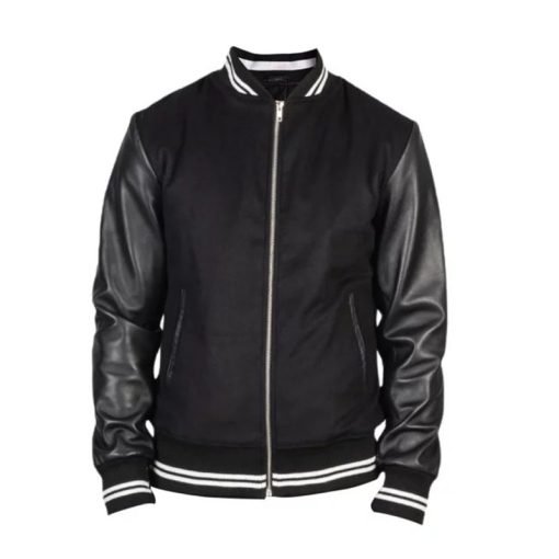 Harrison Black Varsity Jacket