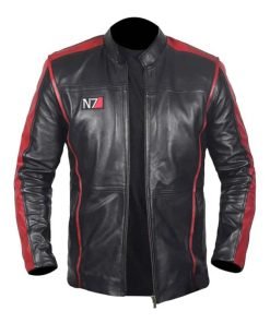 Men N7 Mass Effect 3 Biker Jacket